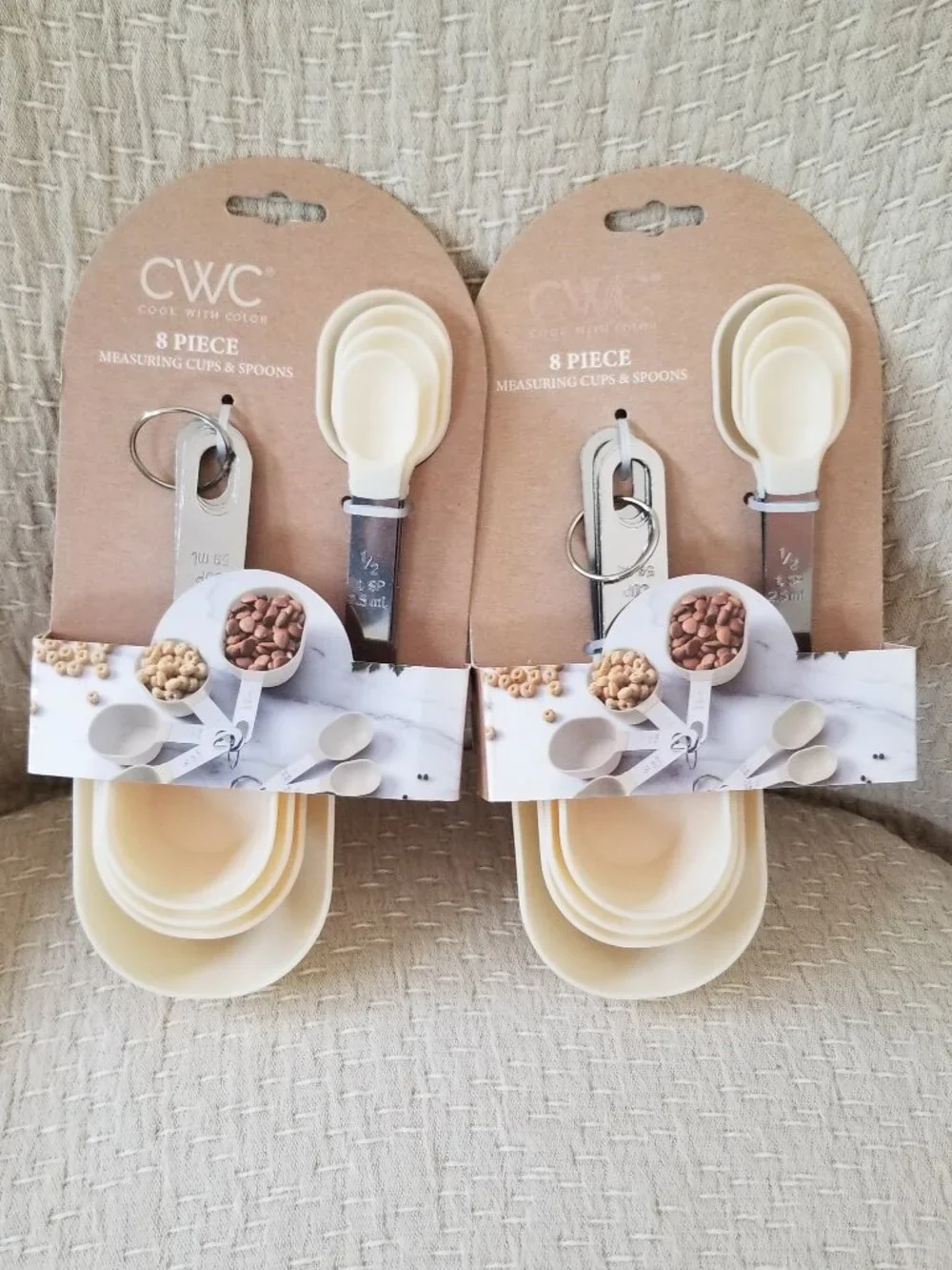 CWC 2 Sets of 8 Pieces each Measuring Cups & Spoons Brand New never used